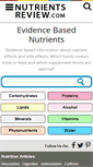 Mobile Screenshot of nutrientsreview.com